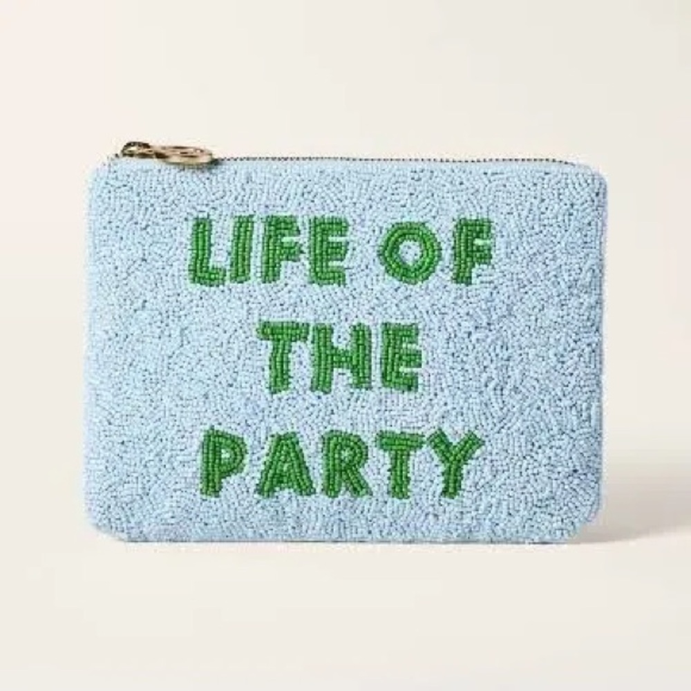Kate Spade x Target Life of the Party Beaded Clutch NWT